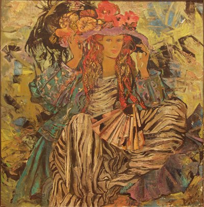 Флора 1992., 100х100, х/м